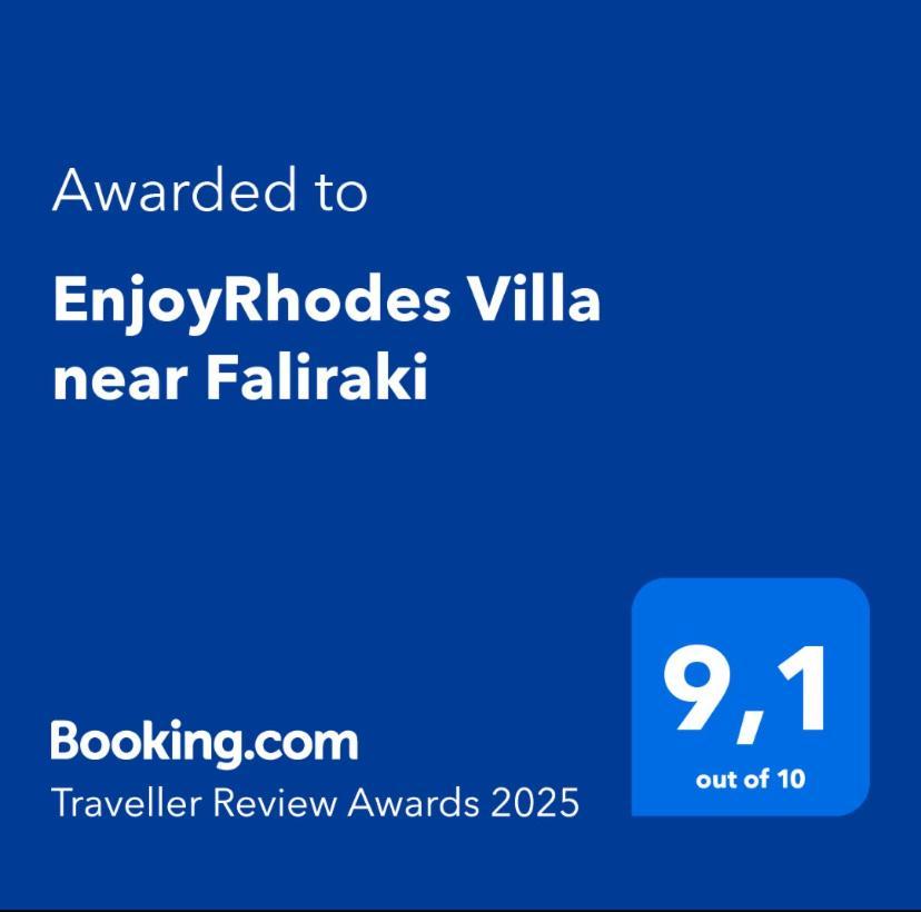Enjoyrhodes Villa Near Faliraki Kalithies エクステリア 写真
